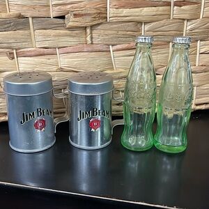 Salt and Pepper Shakers Lot of 2 Sets‎